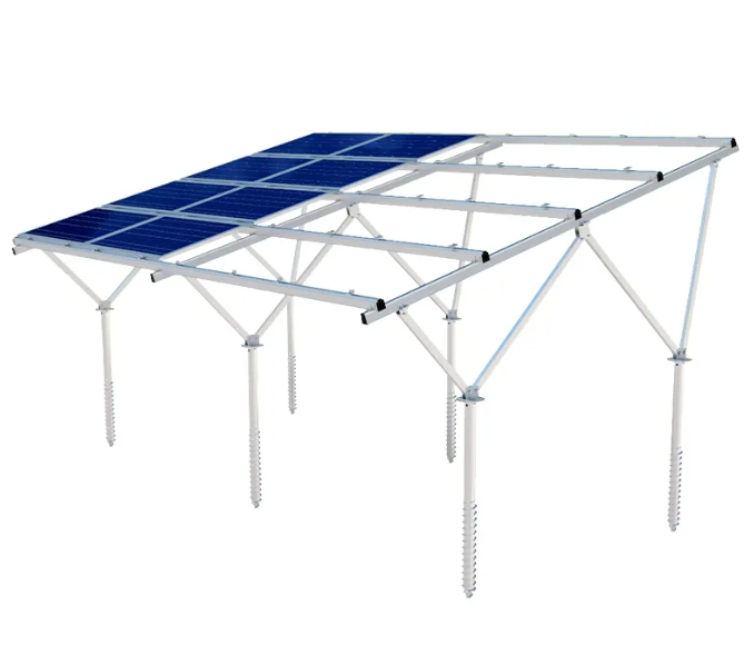 Solar Panel Support Structures System Ground Mounting Solar Tile Ground Mount System