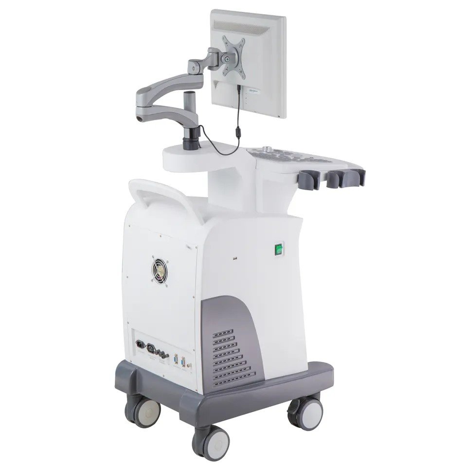 Black and White PC Platform Full-Digital Trolley Ultrasound Diagnostic System
