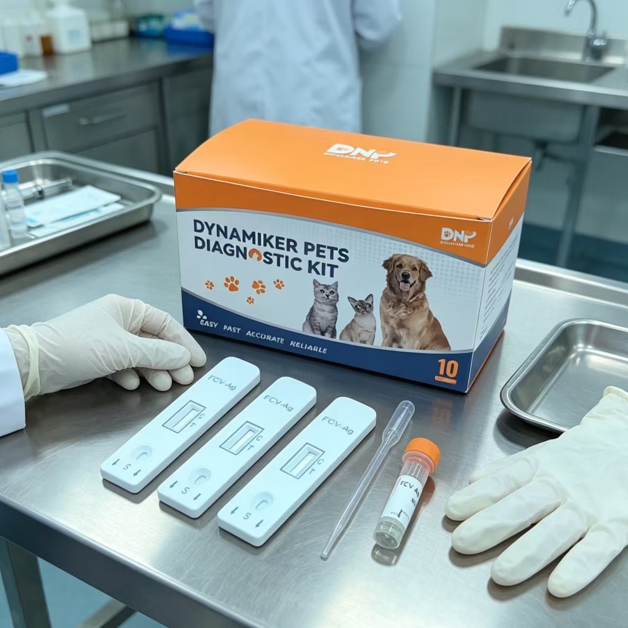 Feline Infectious Peritonitis Related Detection Coronavirus Antibody Rapid Test Kit FCoV Ab Cat Diagnostic Test Cassette