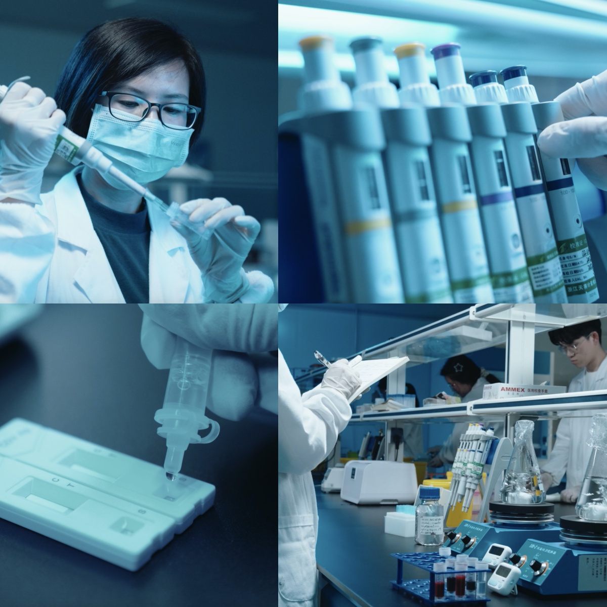 Quick Diagnostic FPV/FIPV/GIA Ag Feline Infectious Peritonitis Virus Antigen Rapid Test Veterinary Instrument