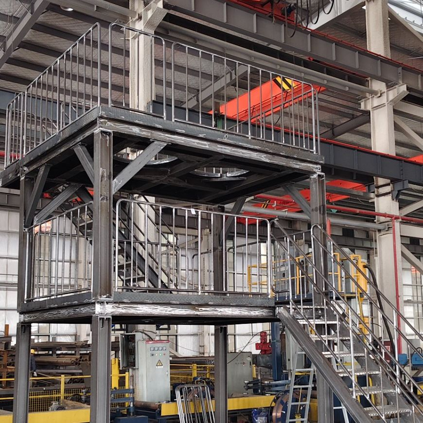 Steel Platform Dedicated to Negative Electrode Silos with Precision Load-Bearing Design