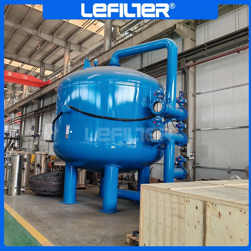 Customized Flow Rate 10-500t/H Fully Automatic Backwash Sand and Gravel Filtration System Supports Multiple Pipe Diameters