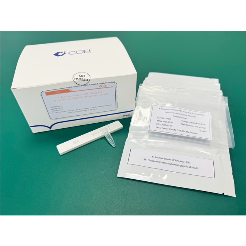 Professional Quality CRP Test Kit with Fluorescence Immunochromatographic Method for Reliable Detection of Infection