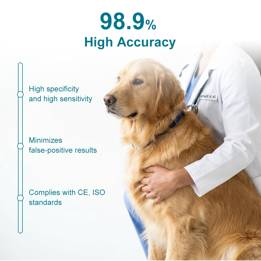 Dog 3 Way Test Kit EHR ANA BAB Test Canine Ehrlichia Anaplasma Babesia Gibsoni Combo Test Kit