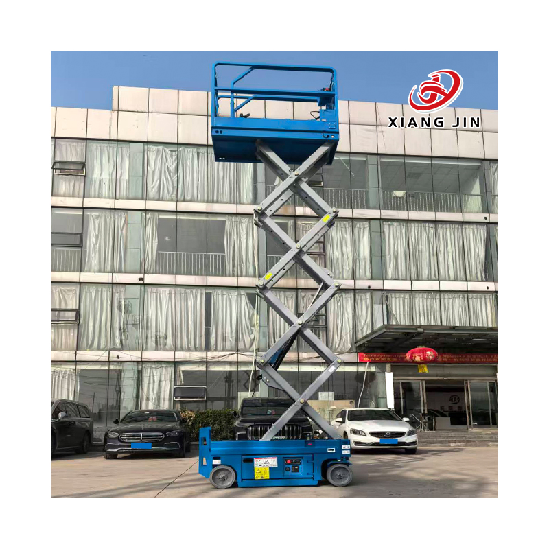 Scissor Lift Aerial Work Platform Remote Diagnostics Hydraulic Lifting Equipment