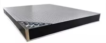 Custom-Hole Damped Optical Breadboard High-Stiffness Vibration-Isolation Platform for Precision Lab Systems