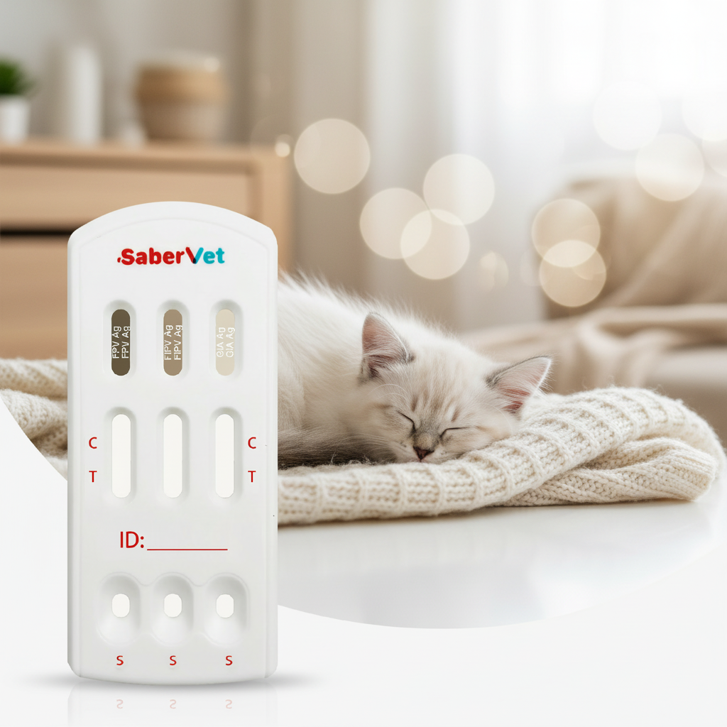 Quick Diagnostic FPV/FIPV/GIA Ag Feline Infectious Peritonitis Virus Antigen Rapid Test Veterinary Instrument