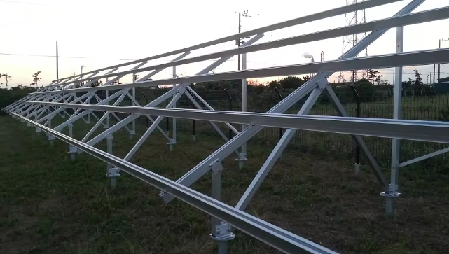 Solar Panel Support Structures System Ground Mounting Solar Tile Ground Mount System