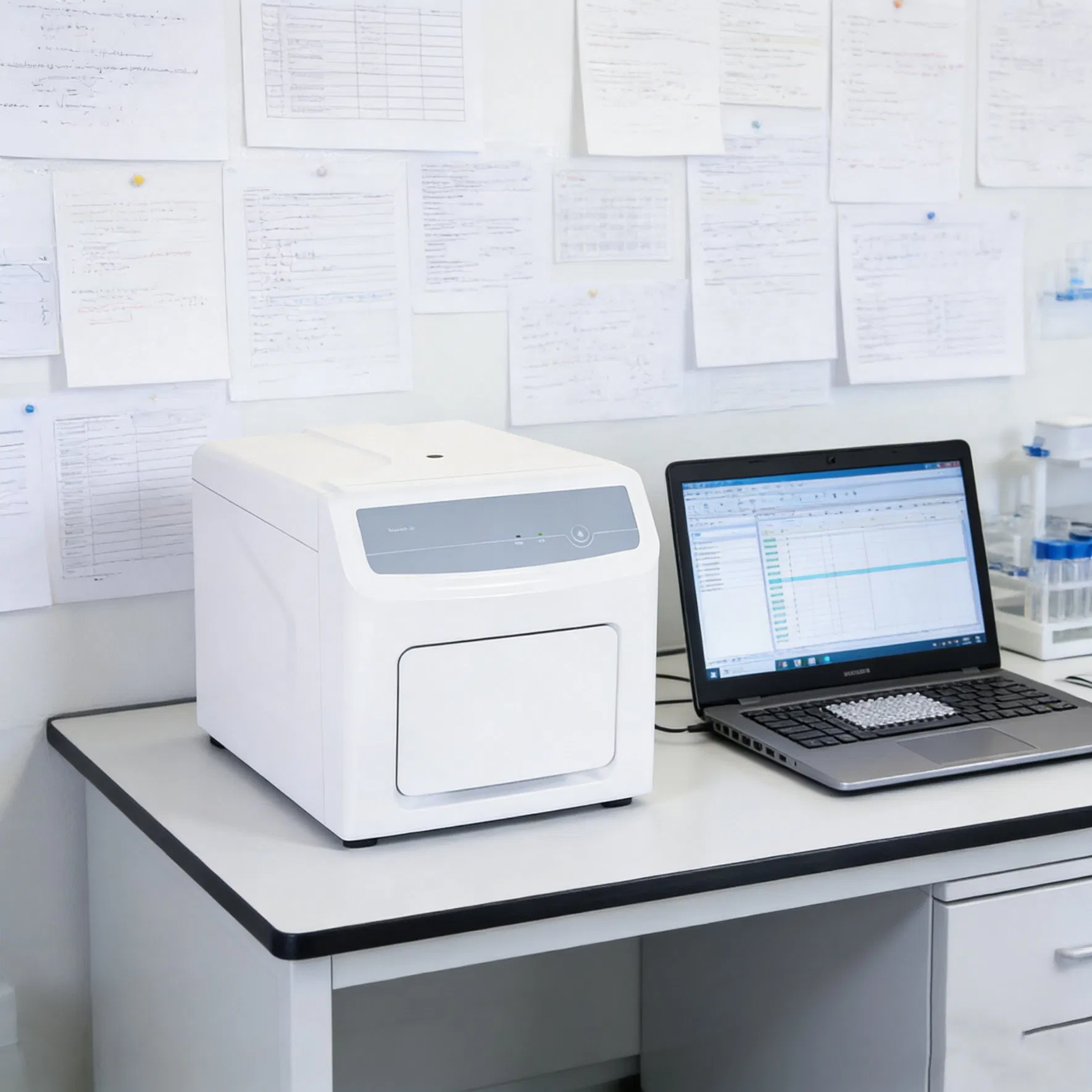 Laboratory Real Time PCR System Thermal Cycler Gradient 96 Well Plate Quantitative Analysis System