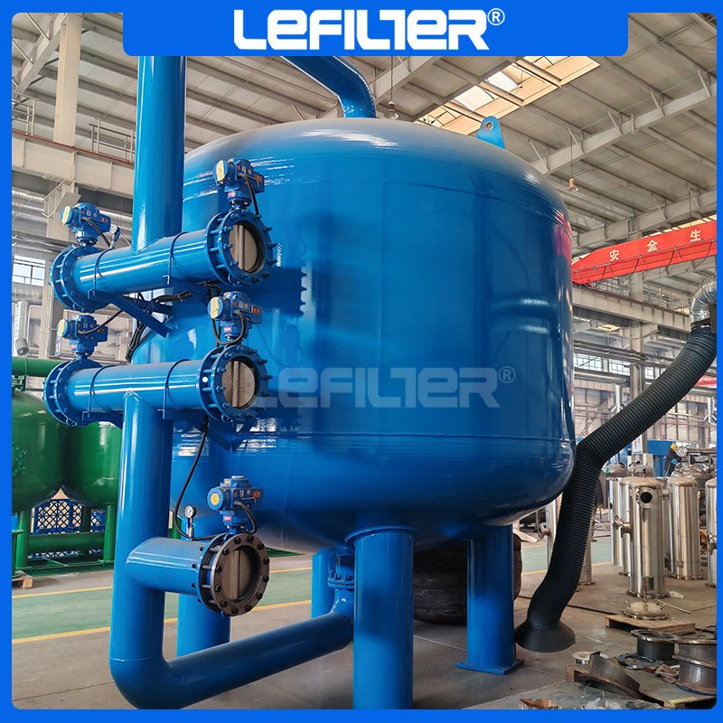 Customized Flow Rate 10-500t/H Fully Automatic Backwash Sand and Gravel Filtration System Supports Multiple Pipe Diameters