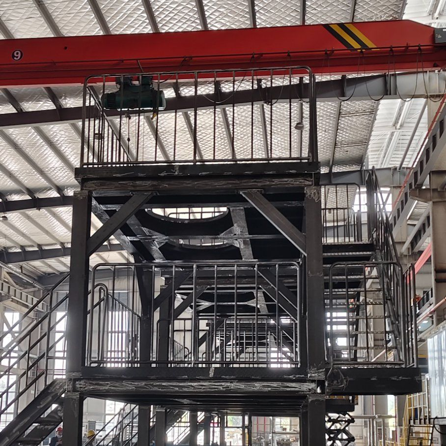 Steel Platform Dedicated to Negative Electrode Silos with Precision Load-Bearing Design