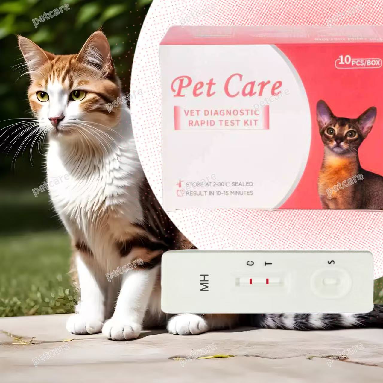 Low Price No MOQ Veterinary FIPV Rapid Test Kit - Feline Infectious Peritonitis Virus Ag Reagent VID for Cat Disease Diagnosis