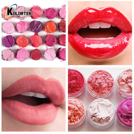 Cosmetic Grade Natural Pearl Mica Powder Colorants in Lipstick