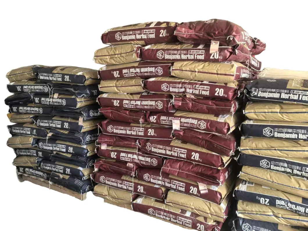 Packaging of Herbal Rabbit Feed