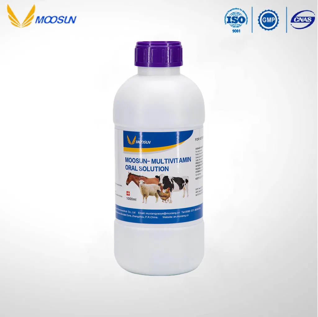 Manufacture Feed Additives Multivitamin and Amino Acid Oral Solution (Red Bull Vitamin) for Animals Use with GMP ISO
