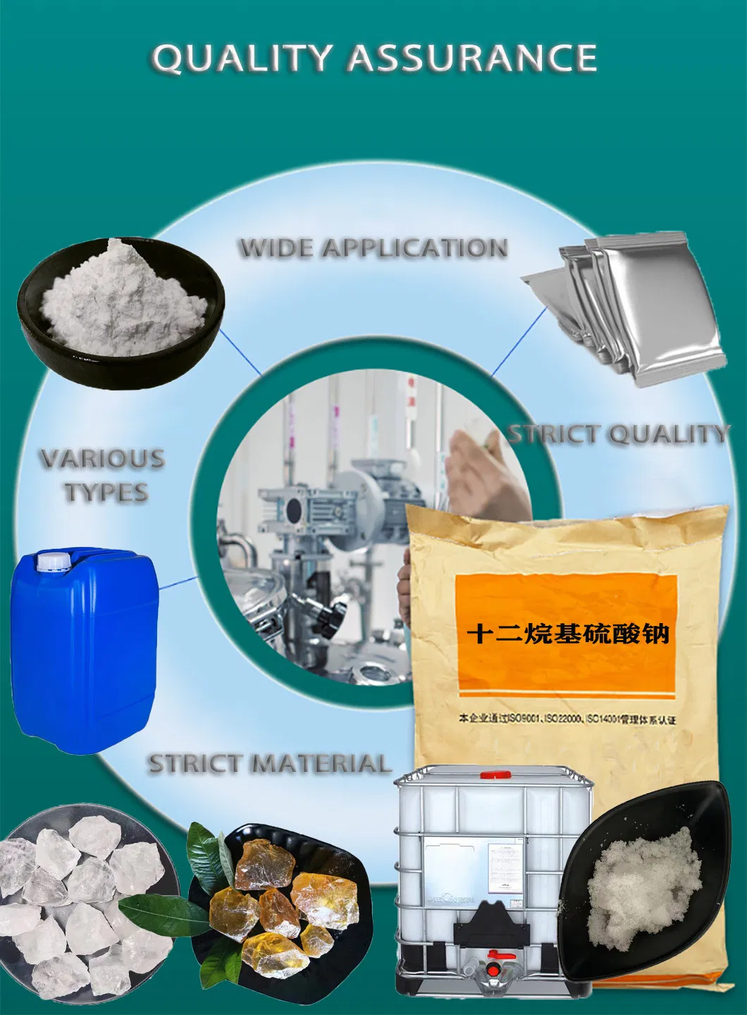 Cosmetic Grade Pure Vegetable Soap Raw Materials with CAS 408-35-5 Sodium Palmitate