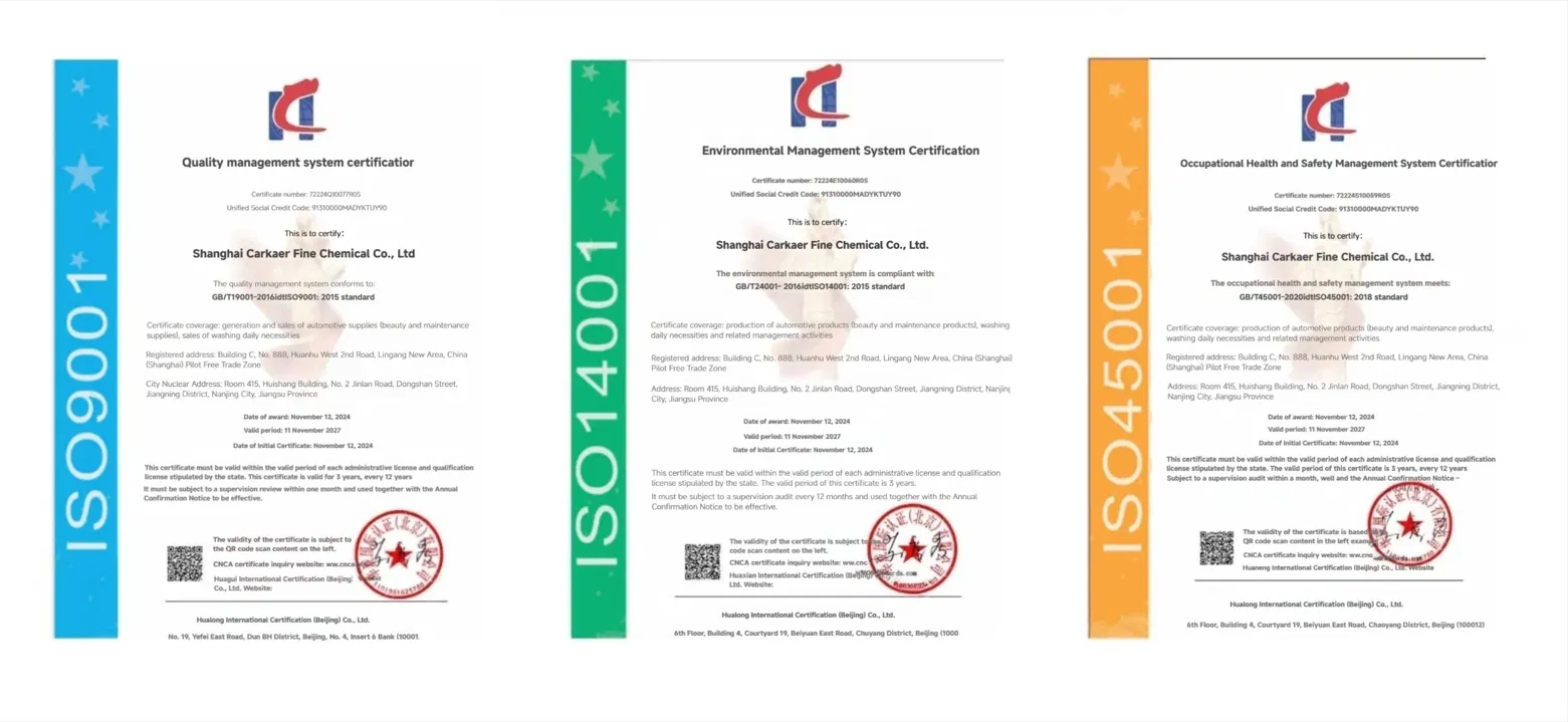 Certifications