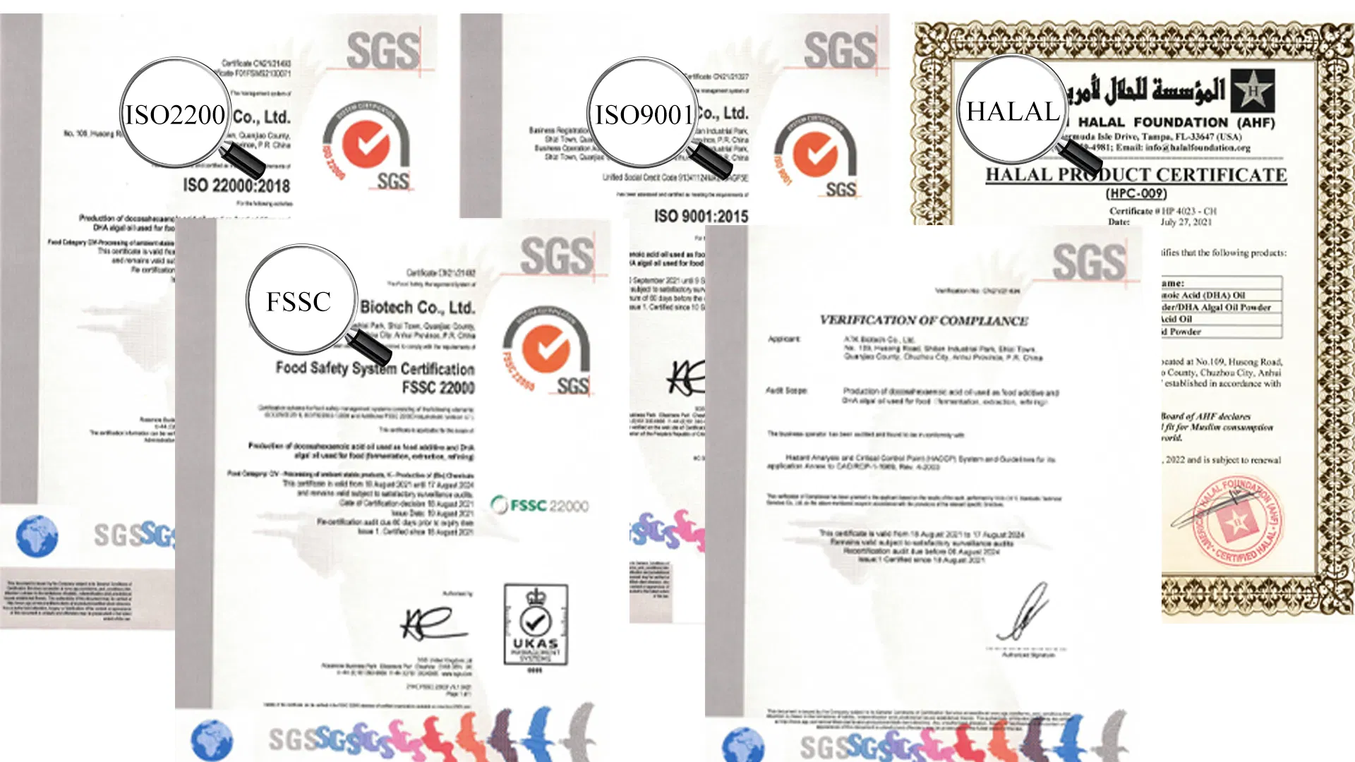 Quality Certifications