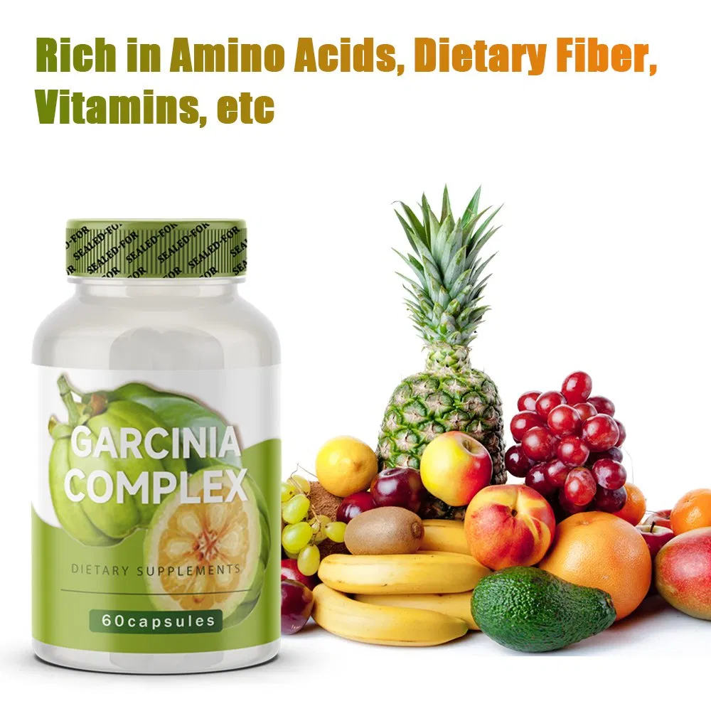Garcinia Complex Capsules Dietary Supplements Contains Rich Dietary Fiber Amino Acids and Vitamins