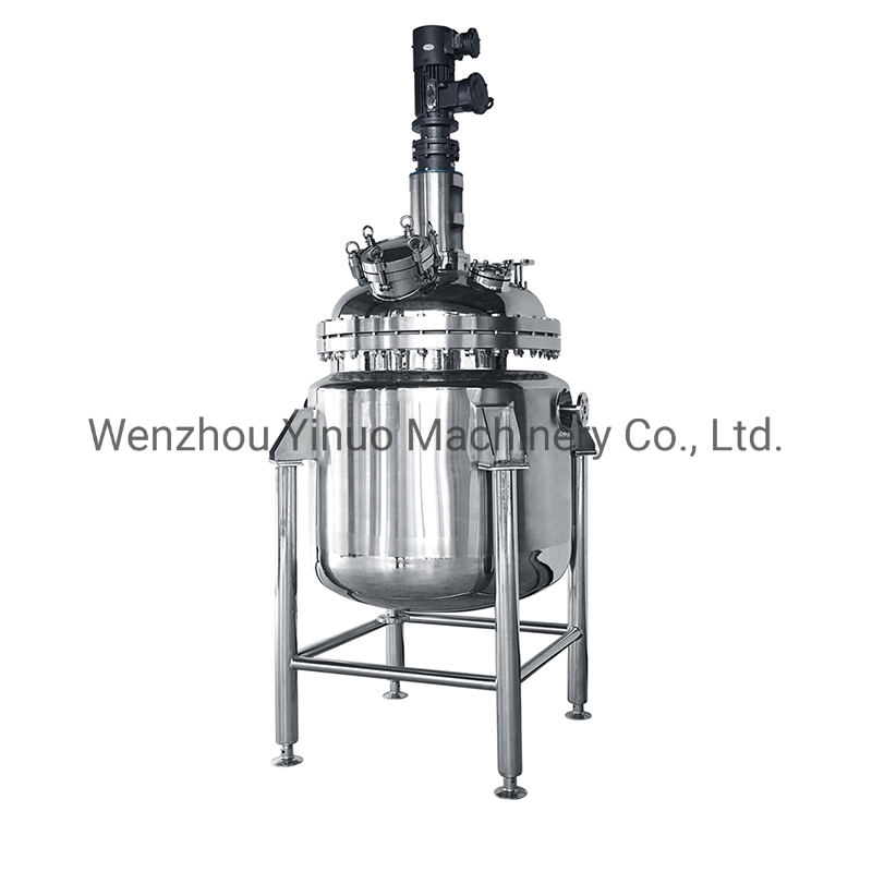 Brand New Stainless Steel Steam Single Jacket Limpet Coil Heating Active Pharmaceutical Ingredients Production Reactor Tank