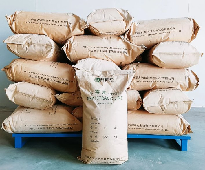 99% Purity Grade Antibiotic Drug Oxytetracycline API CAS 79-57-2