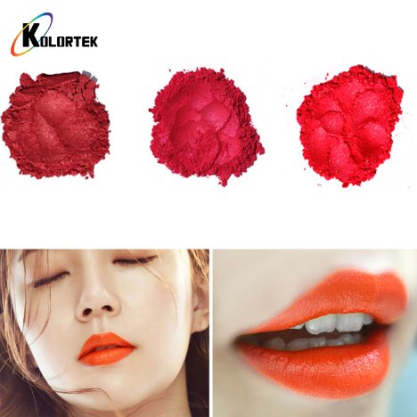 Cosmetic Grade Natural Pearl Mica Powder Colorants in Lipstick