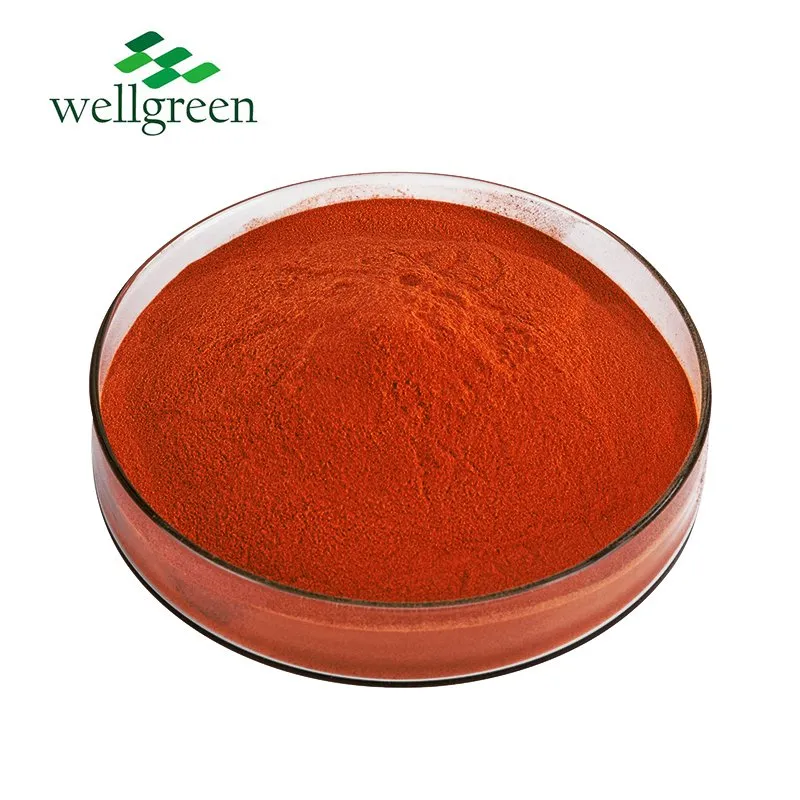 Strawberry Red Powder Close-up