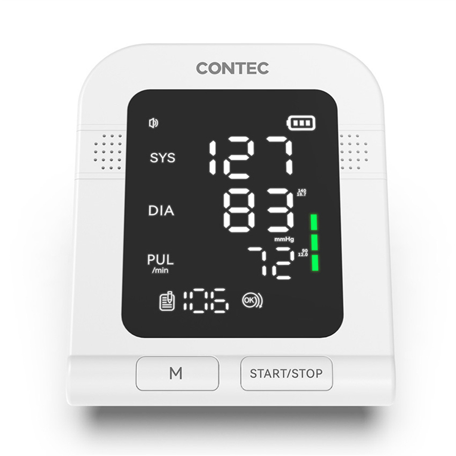 مراقب ضغط الدم الإلكتروني الأوتوماتيكي مع شهادة CE Contec08c