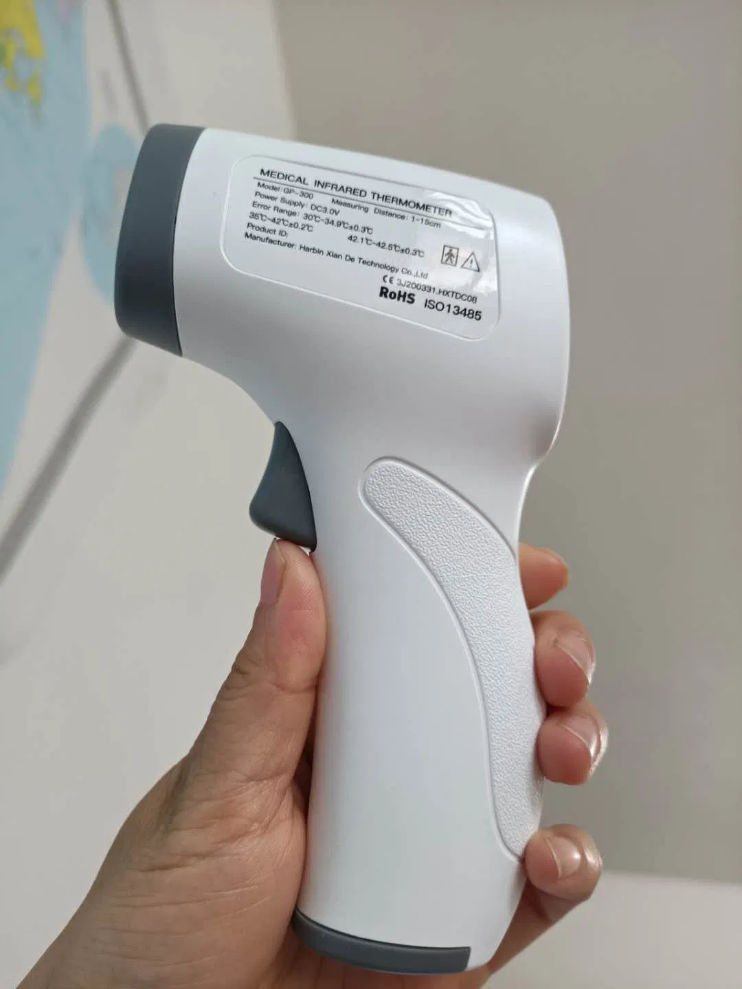 مقياس حرارة رقمي احترافي بالأشعة تحت الحمراء للجبهة للاستخدام المنزلي والمستشفيات