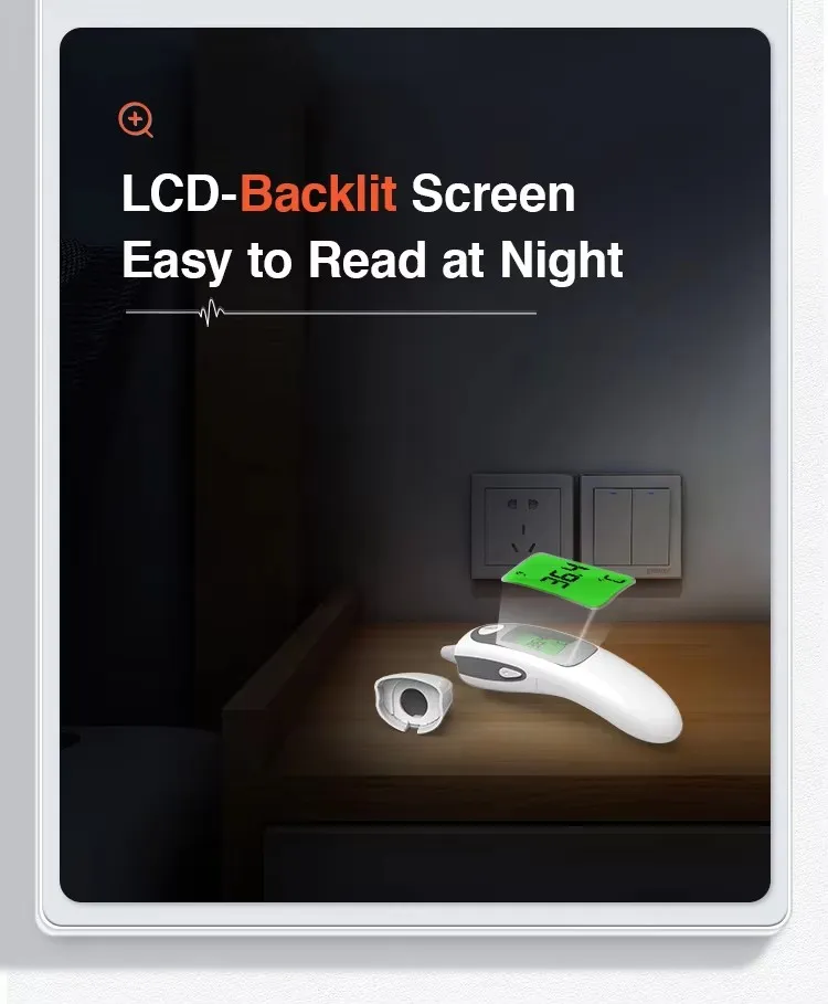 شاشة LCD الرقمية لترمومتر الأطفال
