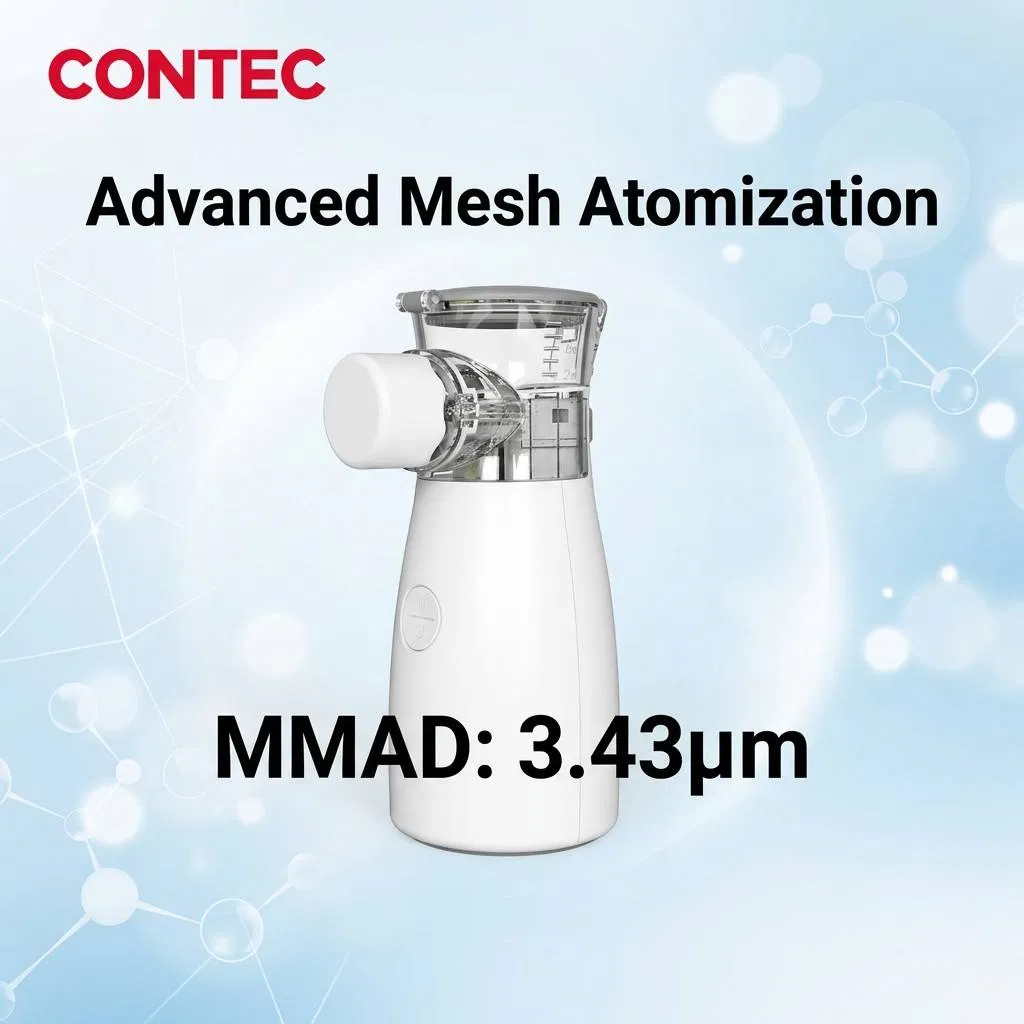 Portable Rechargeable Mesh Nebulizer Mini Handheld Inhaler Atomizer for Kids and Adults