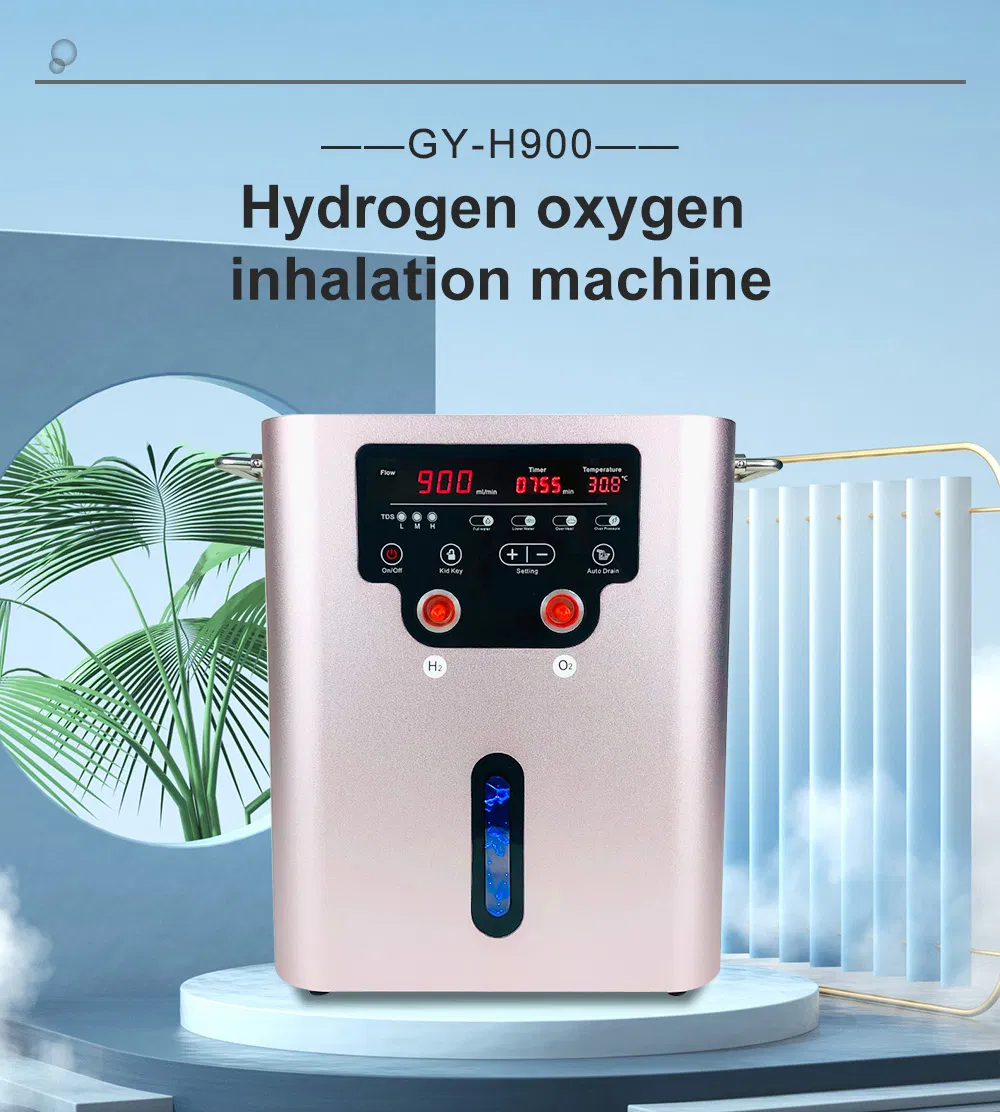 آلة استنشاق الهيدروجين النقي الأكسجين 900ml