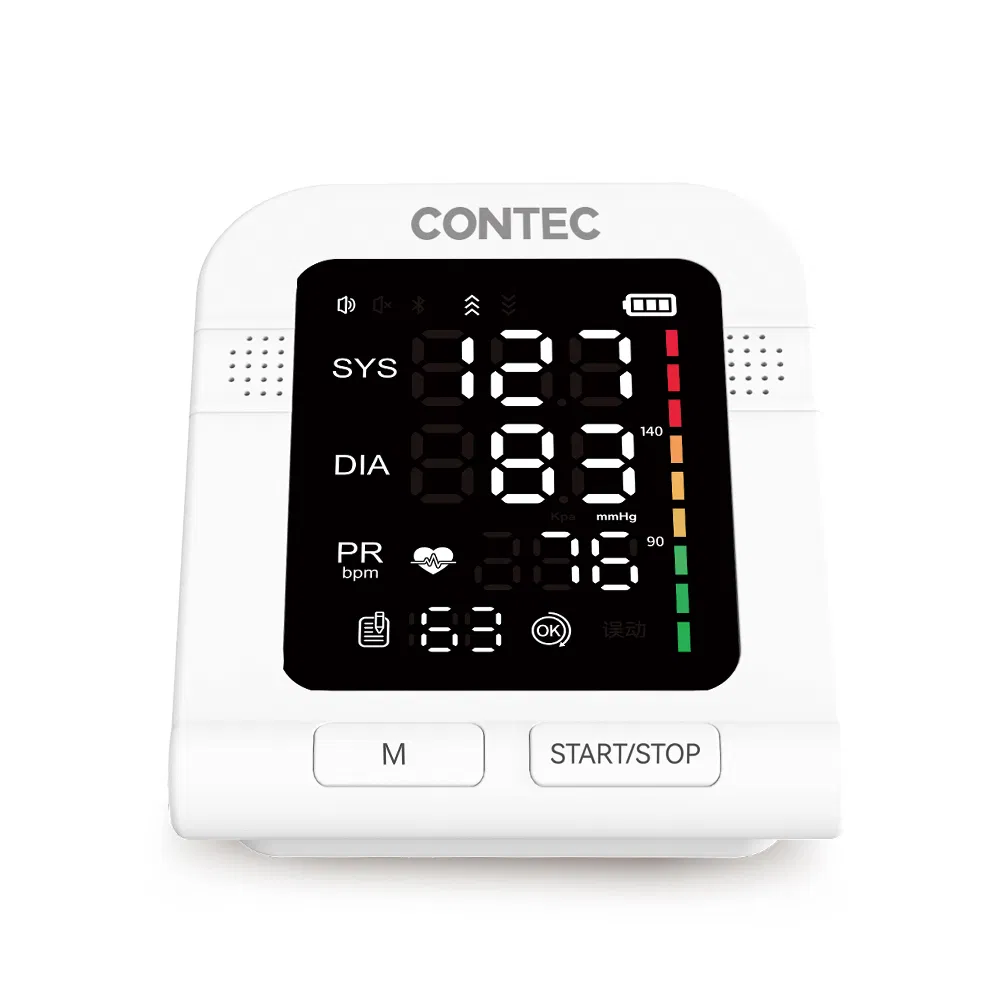 مراقب ضغط الدم الإلكتروني الأوتوماتيكي مع شهادة CE Contec08c