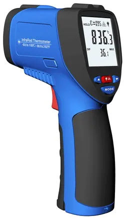 مقياس حرارة بالأشعة تحت الحمراء مع مدخل نوع ك