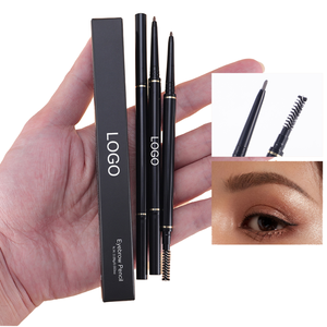 No logo High Pigment Waterproof Brow Pencil Custom Private Label Long Lasting Wholesale Slim Eyebrow Pencil