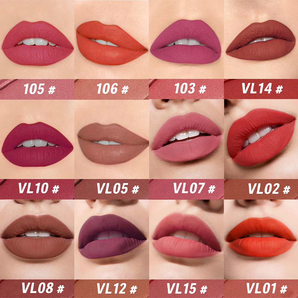 OEM LOGO Custom Lipstick Private Label Best Waterproof Luxury Red Vegan Matte Lipstick Wholesale Makeup Lip Stick Factory Bulk