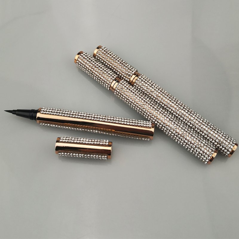 OEM Diamond Color Steel Ball Diamond Shiny Eyeliner Waterproof Eye Makeup
