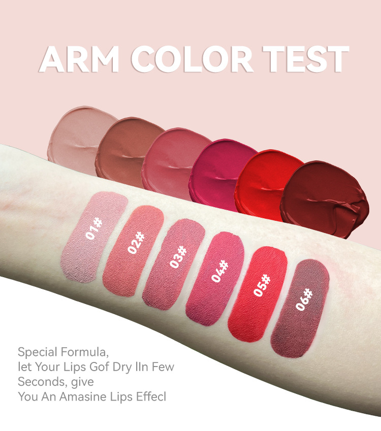 High Quality 6-Color Lip Gloss Wholesale Cosmetic Private Label Hot Selling Mineral High Pigment Waterproof Moisturizing Liquid