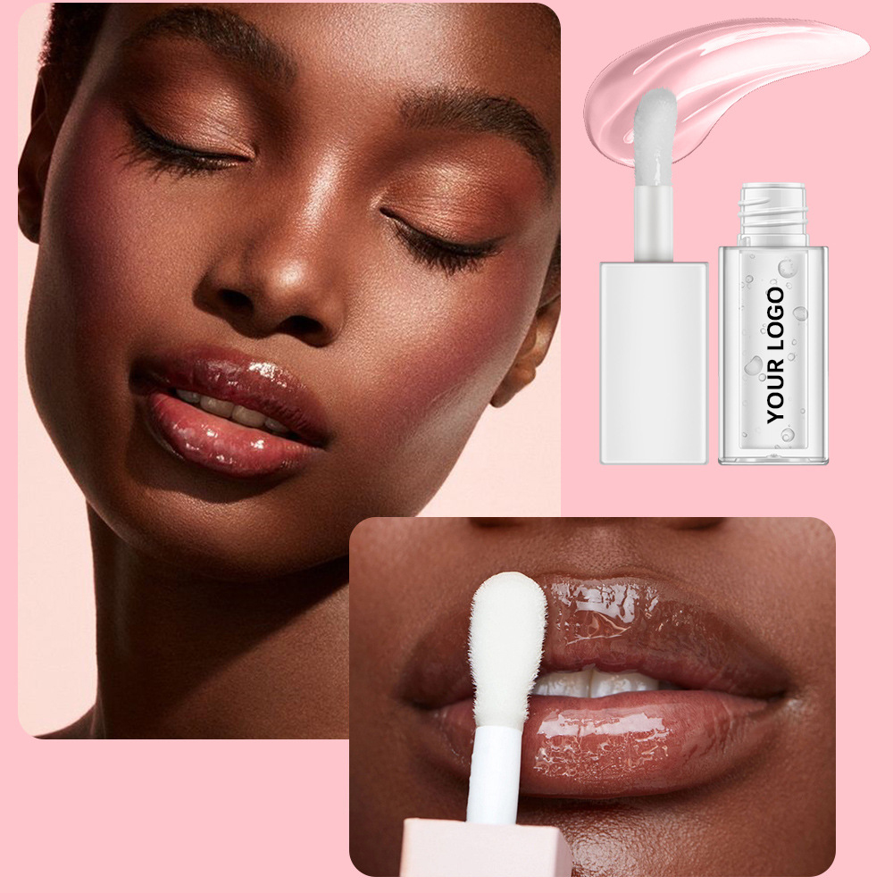 Wholesale Long Lasting Vegan Moisturizing Flavoring Lips Gloss Natural Nourish Hydrating Fruit Tinted Plumping Lip Oil