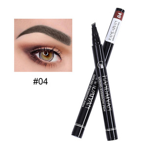 Wholesale New Design 4-head Eyebrow Pencil Makeup Lasting Liquid Eyebrow Pen 3d Arrival Waterproof Wild Eyebrow 20g 3years
