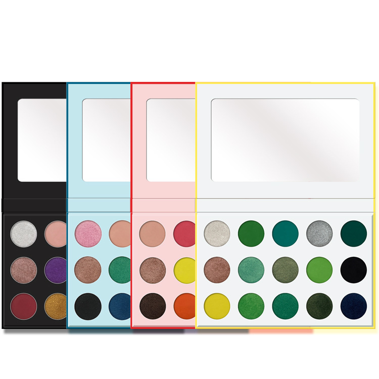 Eye Shadow Pallet Customized High Pigment Matte Shining Glitter Eyeshowdow Eyeshadow Palette