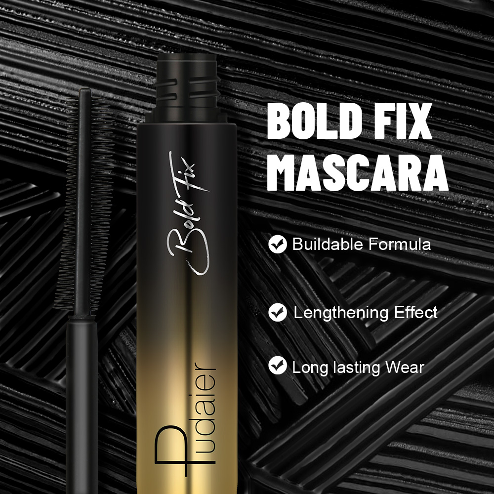 Private Label Lengthening Volumizing Fiber Black Mascara High Quality Mascara Private Label Long Lasting Eye Makeup