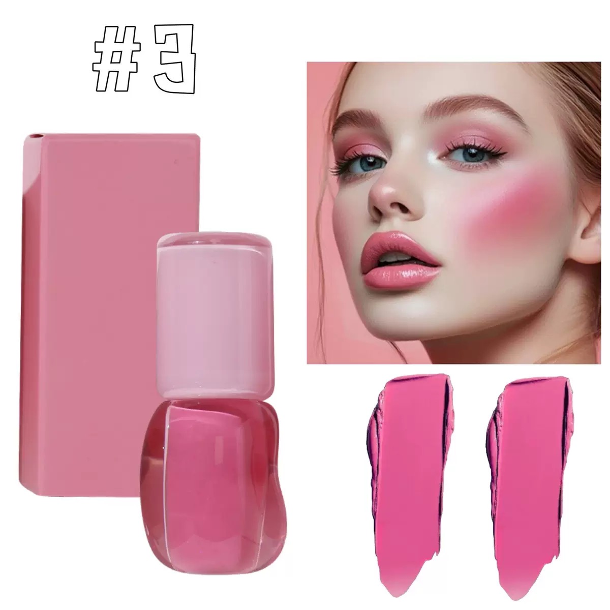 Private Logo Vegan Herbal Hybrid Peptide PH Liquid Lip Gloss Oil Soft Neutral Shimmer Cool-toned Bubblegum Long Lasting
