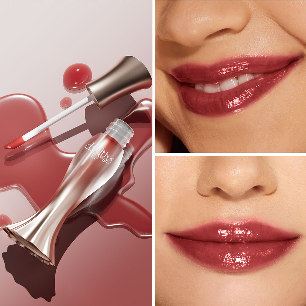 New 2024 Nude Natural Color Lip Gloss Plumper Your Logo Private Label Vegan Lip-plumper