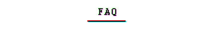 FAQ banner