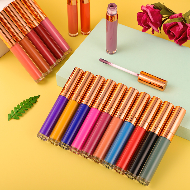 New Product Create Your Own Matte Lip Stick Brand Waterproof Vegan Makeup Private Label Liquid Lipstick