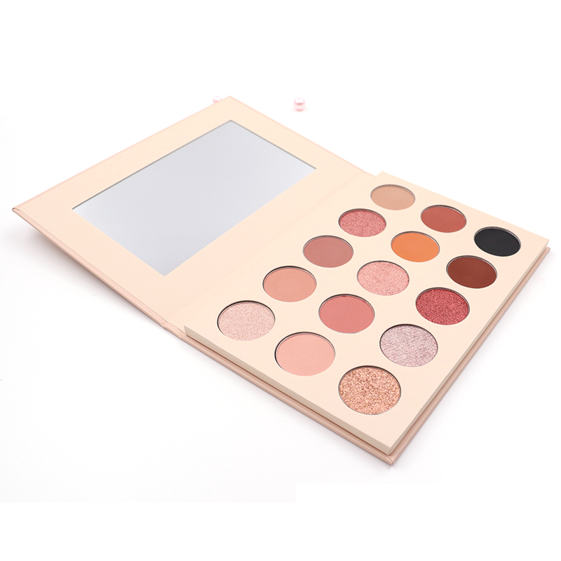 Private Label Custom Eyeshadow Palette Low MOQ High Pigment Makeup Palette Cosmetic Eyeshadow Palettes