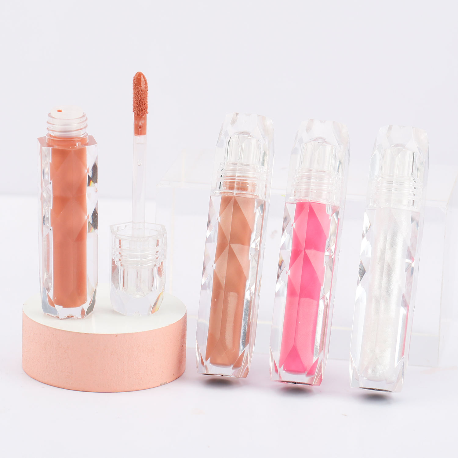 Private Label Shiny Plumping Lip Gloss Moisturizing Lip Glaze Custom Logo