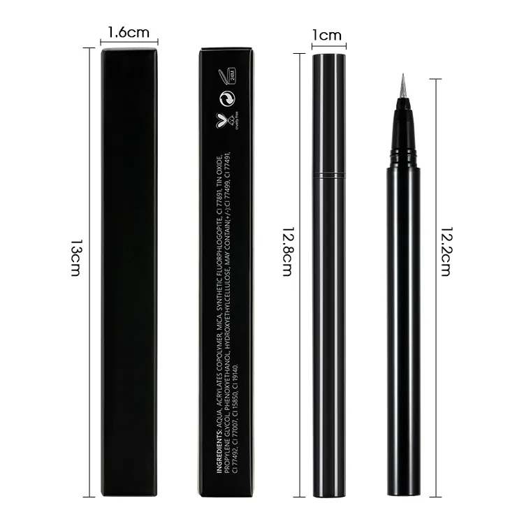 High Pigment Shimmer Eyeliner Private Label Vegan Custom Liquid Eyeliner