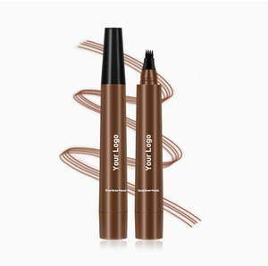 Wholesale Stable Color Eyebrow Pen Fine Sketch Fork Tip Eyebrow Liquid Eyebrow Gel Makeup Best Quality Eye Brow Pencil